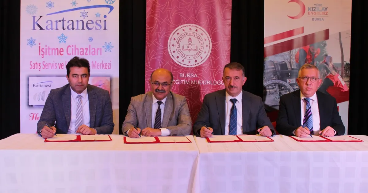 Bursa’da özel çocuklar için özel protokol… Atık piller ses oluyor