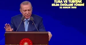 Cumhurbaşkanı Erdoğan, Beştepe’deki 2025 TÜBA ve TÜBİTAK Bilim Ödülleri Töreni’nde