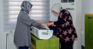 Diyarbakır’da kadınlar, Büyükşehir Belediyesinin düzenlediği eğitim programı sayesinde klima, kombi