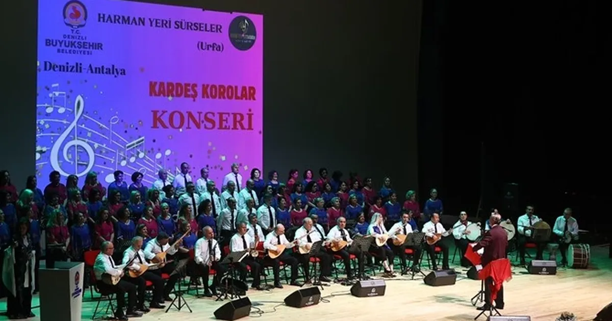 Denizli’de sanatseverlere ‘Kardeş Korolar Konseri’