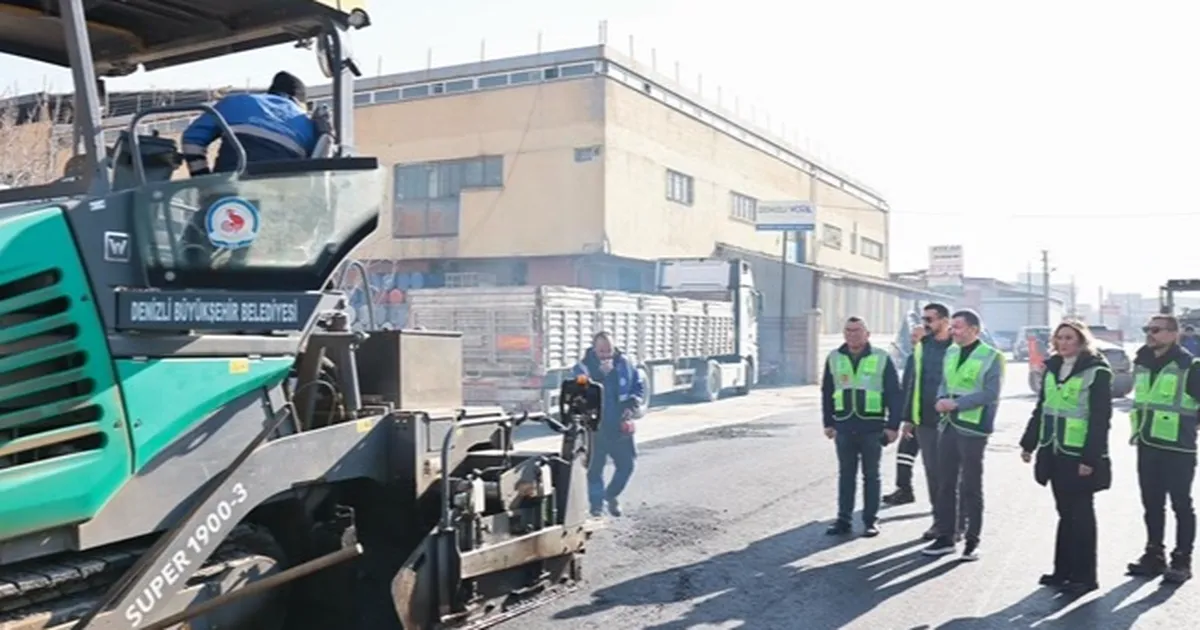 Denizli’de ulaşım için sıcak asfalt seferberliği