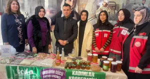 Dünya Kooperatifçilik Günü kapsamında Erzurum’da düzenlenen programda, kadın kooperatiflerinin üretim