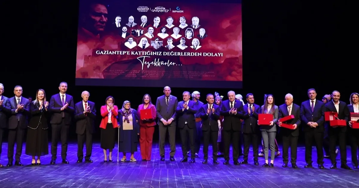 Gaziantep’e değer katanlar ödüllendirildi