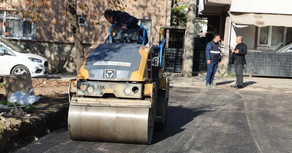 Gebze’de 90 sokakta yol çalışması