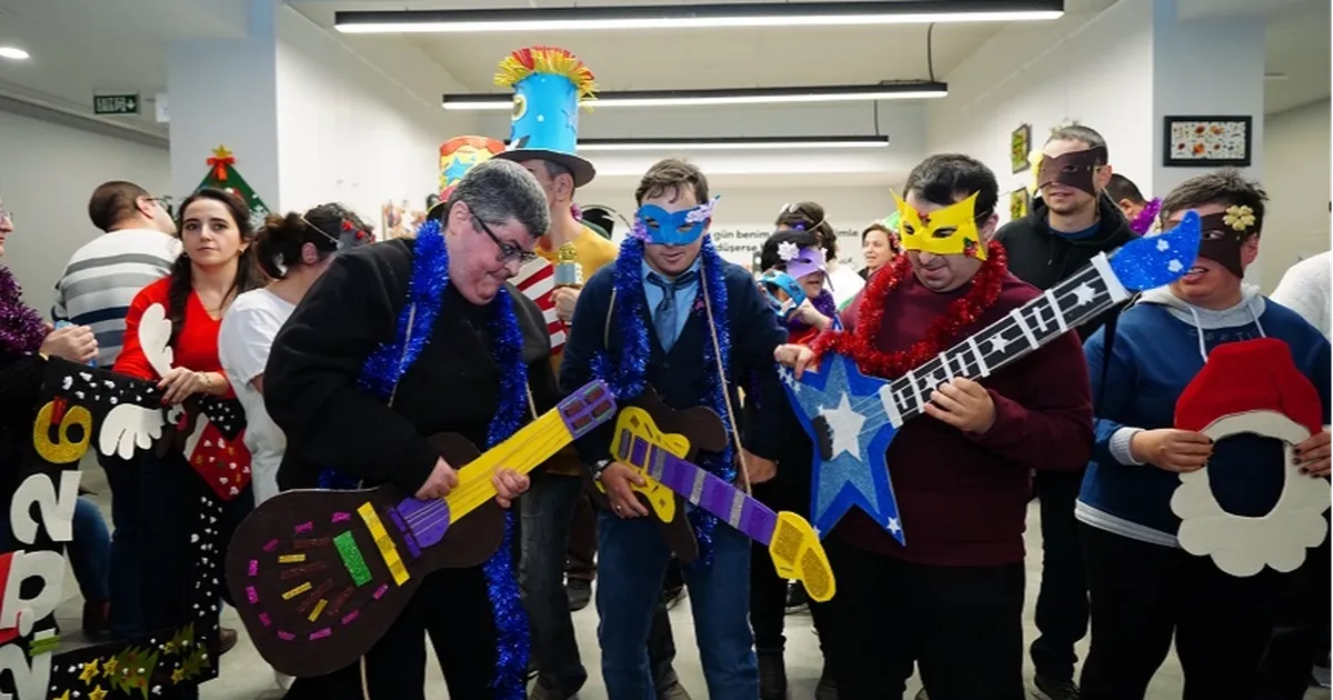 İstanbul’da Engelsiz Merkezde yeni yıl neşesi