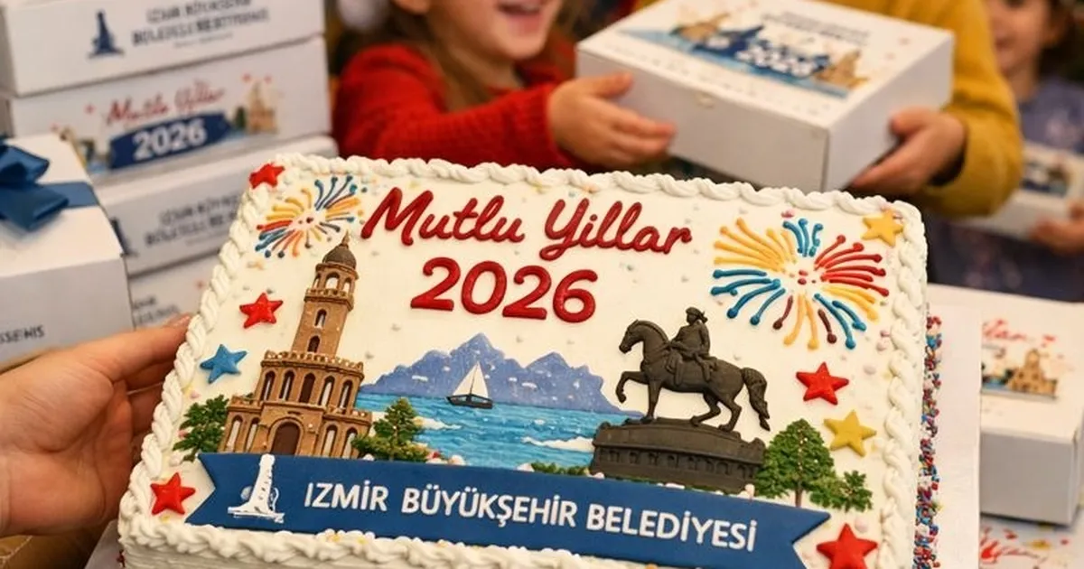 İzmir’de yeni yıl pastaları bu yıl da Büyükşehir’den