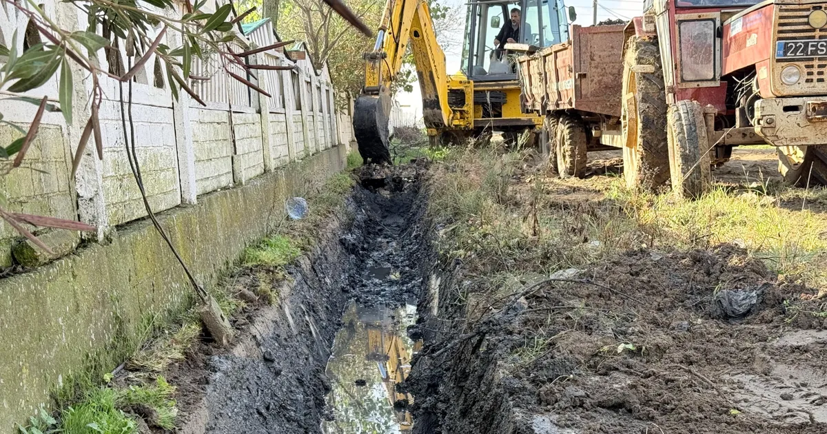 Keşan Mecidiye’de derelerde temizlik seferberliği