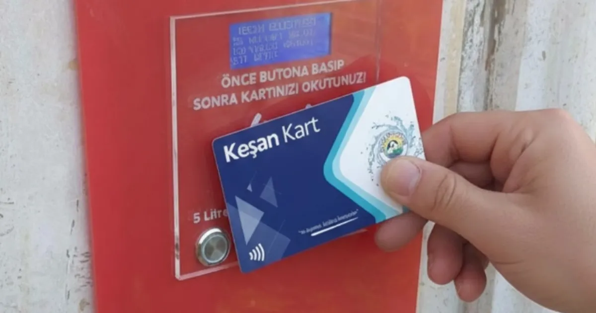 Keşan’da hayır çeşmelerinde kartlı dönem