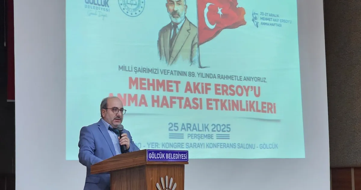 Mehmet Akif Ersoy Gölcük’te anıldı