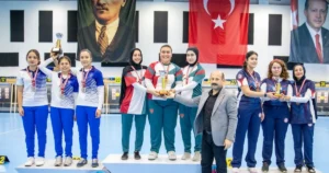 Samsun’da düzenlenen 2025 Salon Okçuluk Türkiye Şampiyonası, Türkiye’nin dört bir