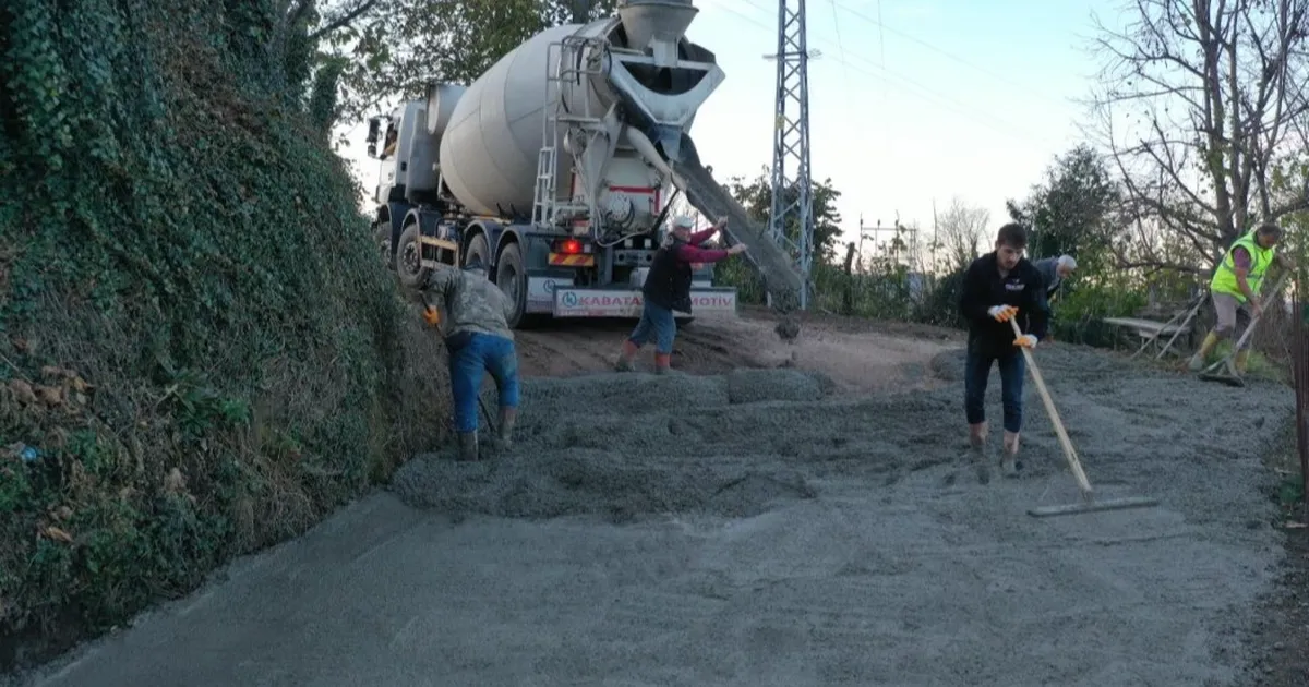 Ordu Çamaş’ta yeni yol çalışmasıyla ulaşım rahatlayacak