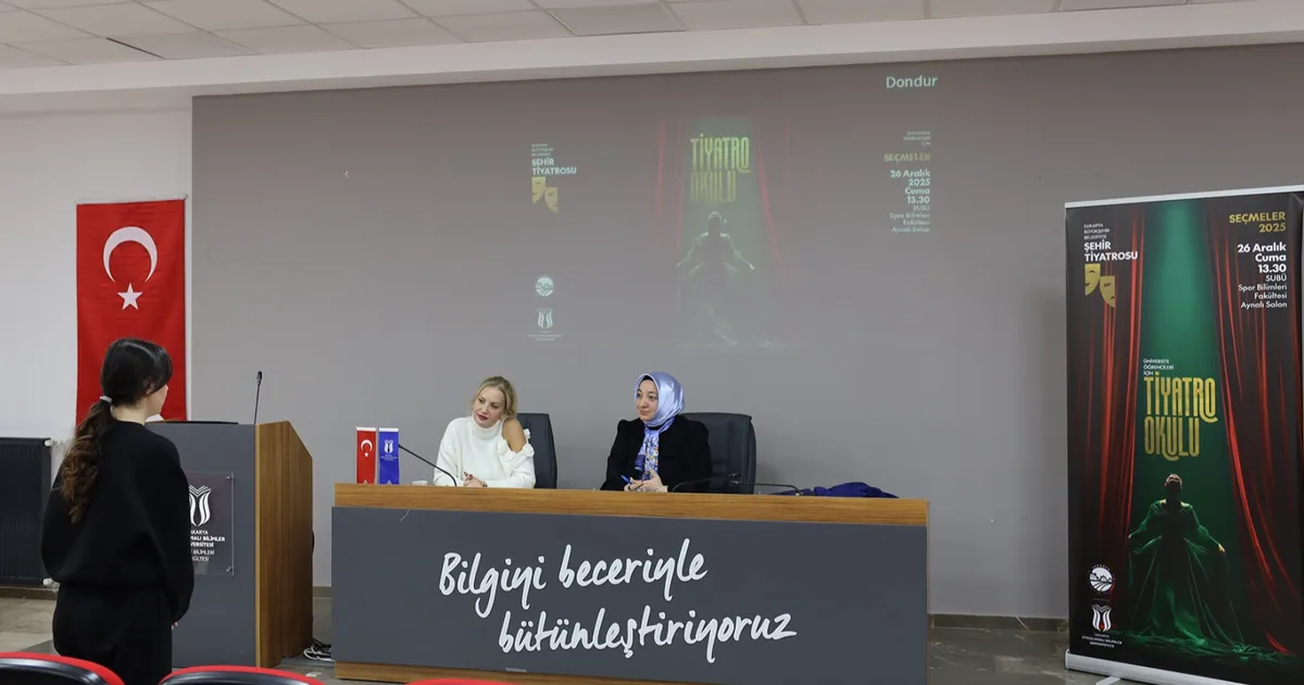 Sakarya Büyükşehir Belediyesi Şehir Tiyatrosu ile Sakarya Uygulamalı Bilimler Üniversitesi