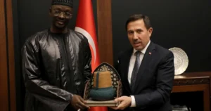Senegal Ankara Büyükelçisi Dr. Moustapha Sokhna Diop ve beraberindeki heyet,