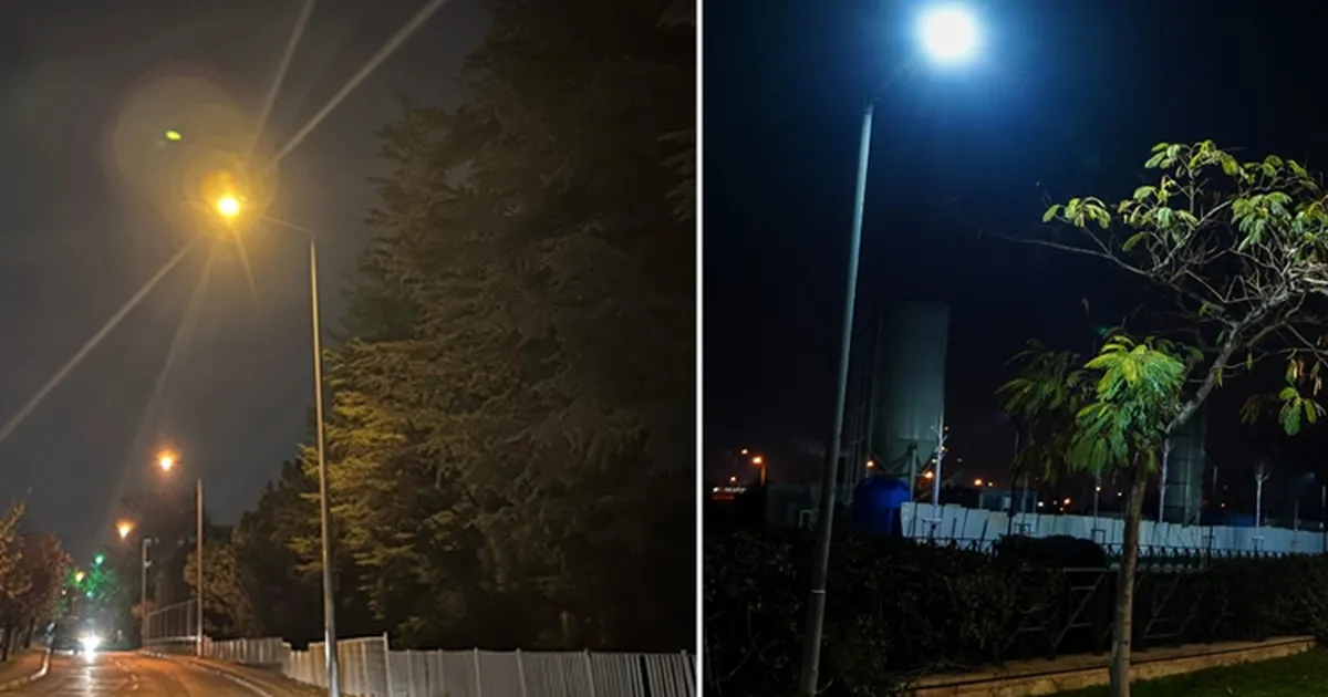 Sokak lambalarında UEDAŞ’tan LED dönüşüm