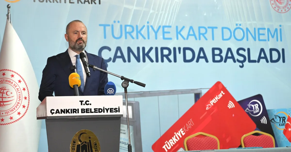 Türkiye Kart projesi Çankırı’da kullanımda… Ulaşımda tek kart dönemi başladı