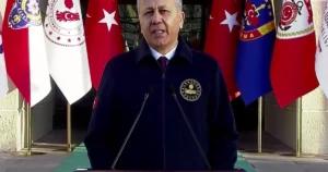 İçişleri Bakanı Ali Yerlikaya, Nusaybin–Kamışlı sınır hattında Türk bayrağına yönelik