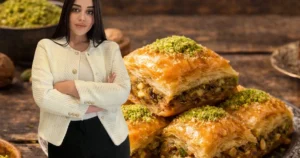 Gaziantepli sektör temsilcilerinden Tuğçe Köşkeroğlu, Osmanlı’dan günümüze uzanan baklavanın ölçülü