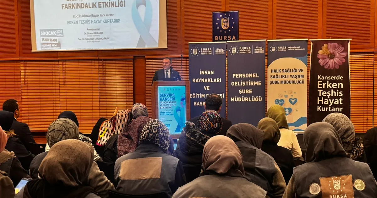 Bursa Büyükşehir’de kadın çalışanlarına ‘erken teşhis’ bilinci