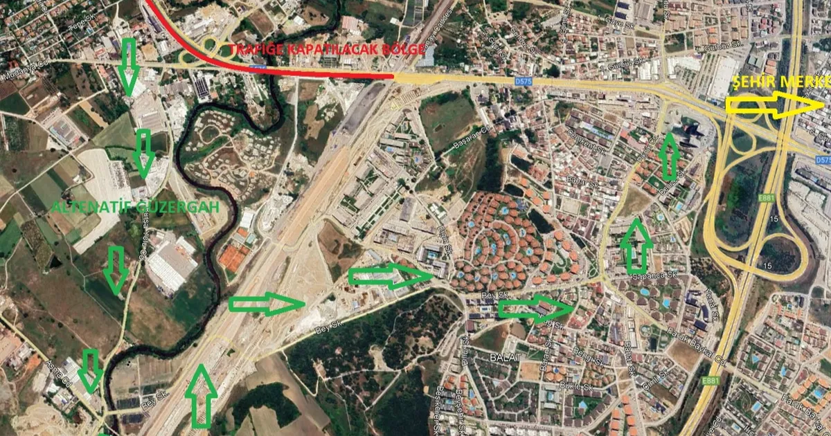 Bursa Geçit’te bu yol trafiğe kapatılacak