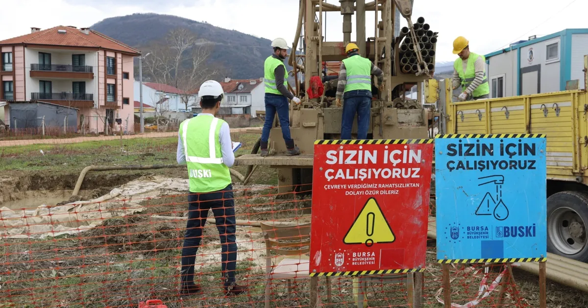 Bursa İnegöl Hocaköy’e BUSKİ’den içme suyu desteği