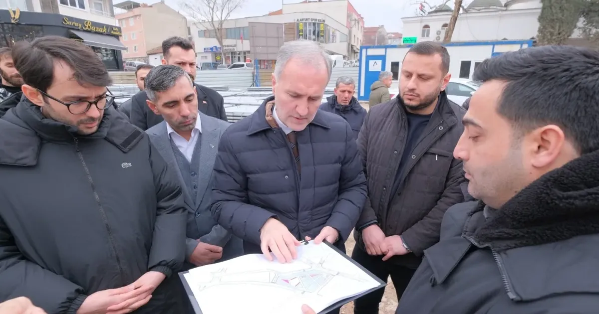 Bursa İnegöl’de Alanyurt meydan düzenleme çalışmaları başladı