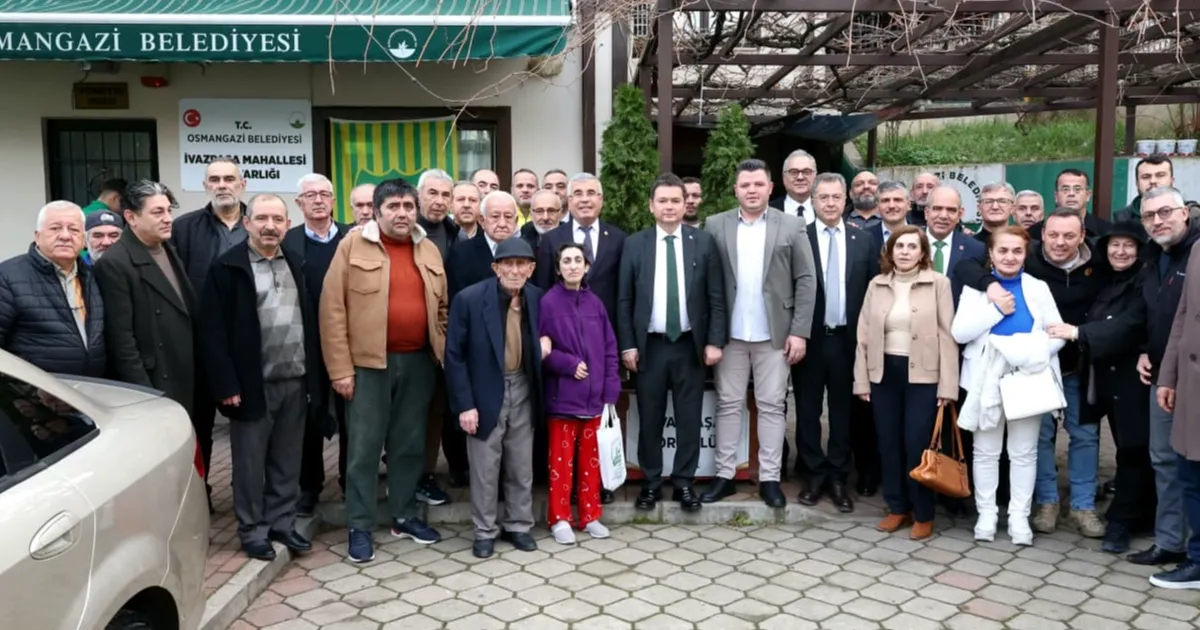 Bursa Osmangazi Belediye Başkanı Erkan Aydın, mahalle buluşmaları kapsamında Osmangazi’deki