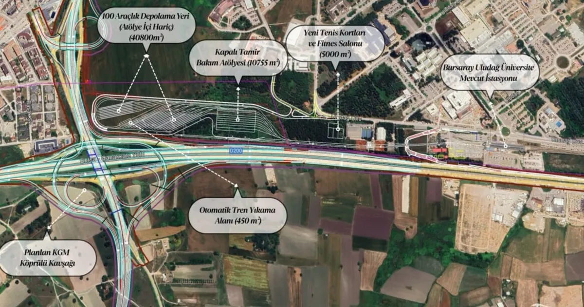 Bursa’da raylı sistem hattı genişliyor