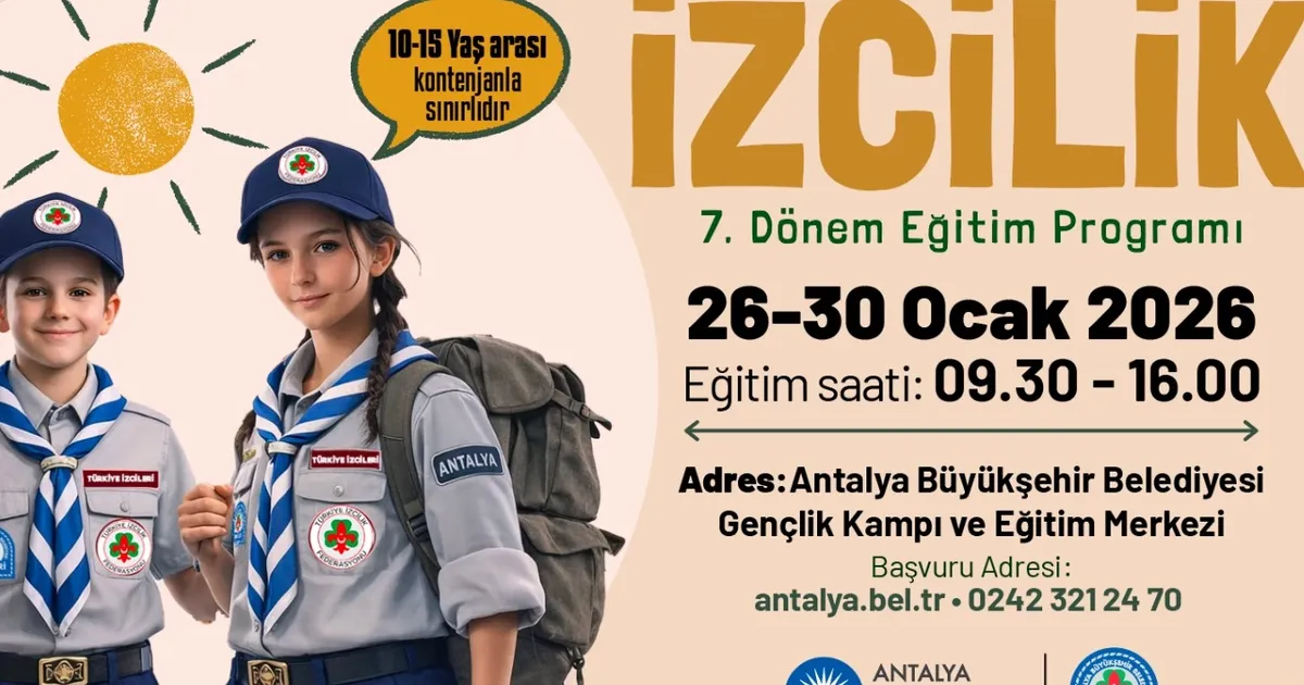 Büyükşehir’in 7. dönem izcilik eğitimleri başlıyor