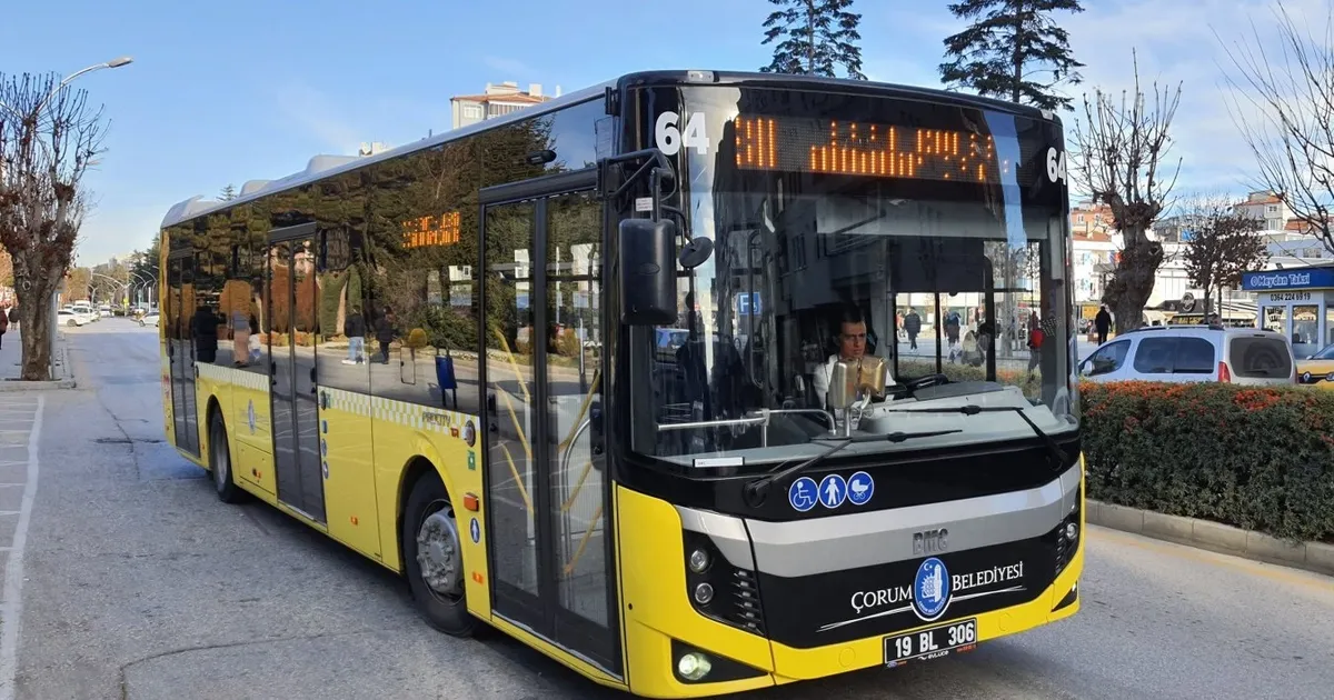 Çorum’da toplu ulaşım araçları rekora imza attı