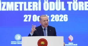 Cumhurbaşkanı Erdoğan, Yurt Dışı Müteahhitlik Hizmetleri Ödül Töreni’nde, Türkiye’nin Suriye’deki