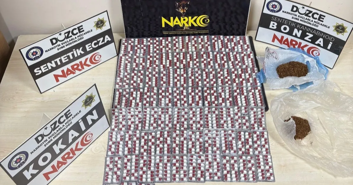 Düzce’de uyuşturucu operasyonunda 4 zanlı tutuklandı