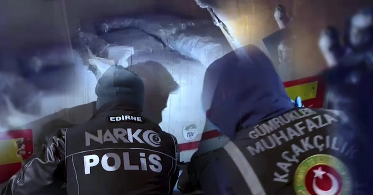 Edirne’de rekor uyuşturucu operasyonu! 289 kilo uyuşturucu ele geçirildi