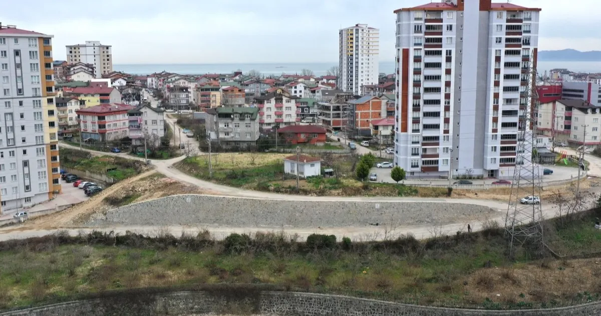 Fatsa Evkaf’ta taş duvar tamamlandı
