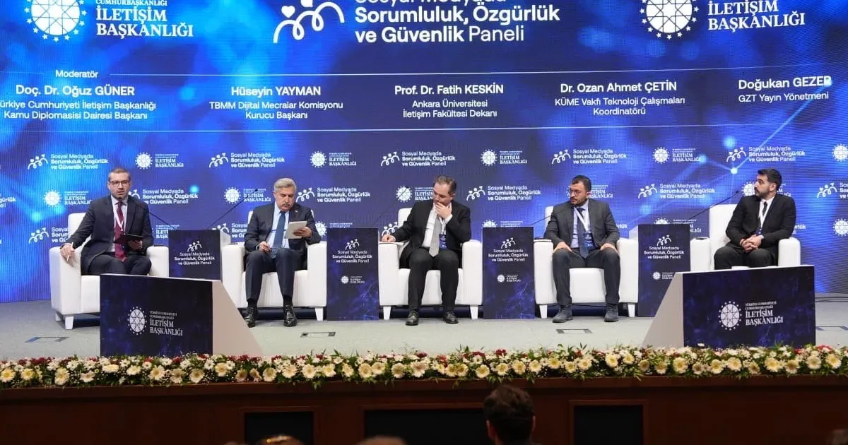Cumhurbaşkanlığı İletişim Başkanlığı tarafından düzenlenen “Sosyal Medyada Sorumluluk, Özgürlük ve