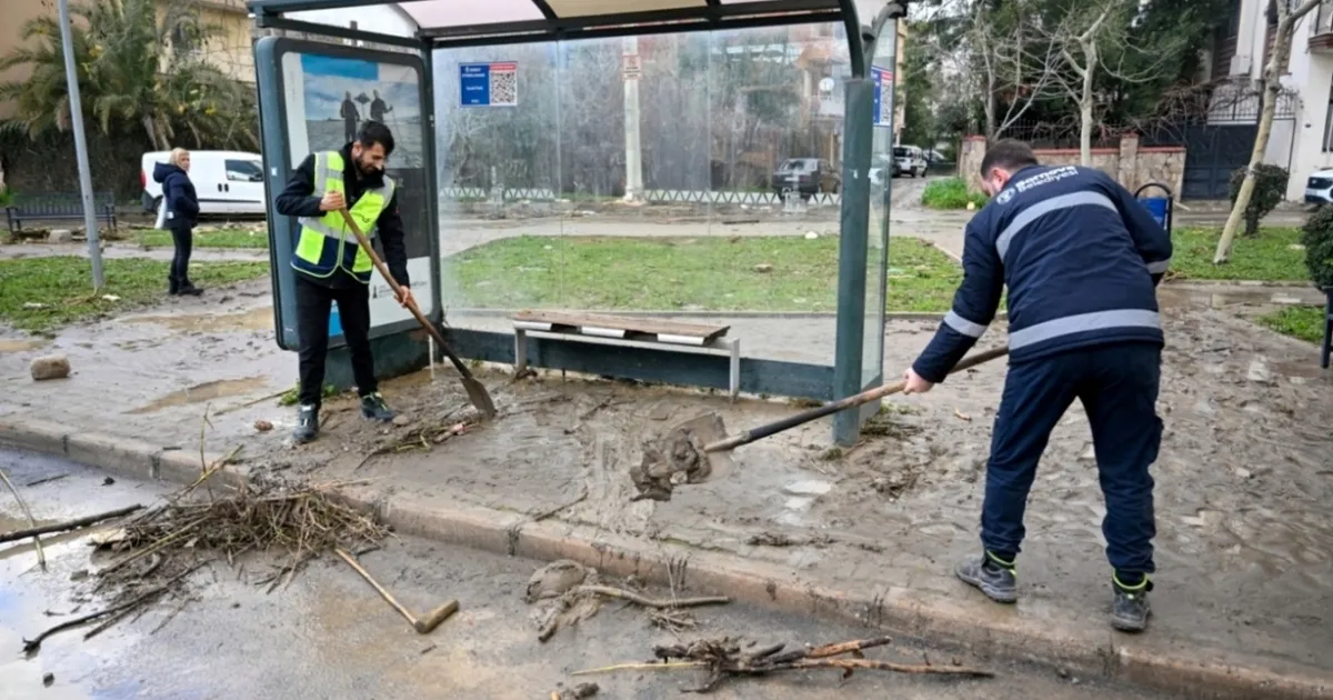 İzmir Bornova’da sel alarmı