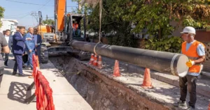 İzmir Büyükşehir Belediyesi İZSU Genel Müdürlüğü’nün Gaziemir Sarnıç’ta başlattığı 205