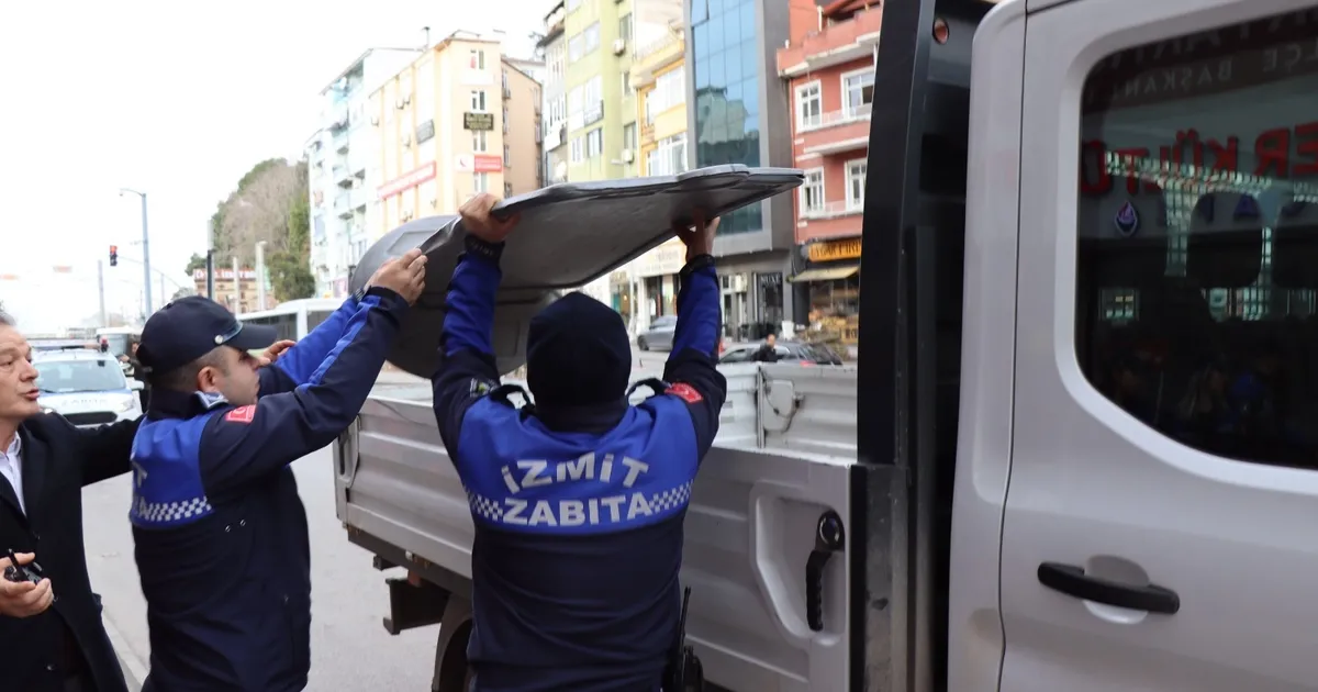 İzmit’te kamu alanı işgallerine sıkı denetim