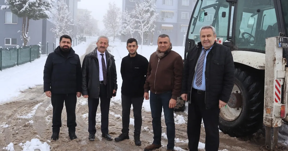 İzmit’ten muhtarlara kış çalışmaları ziyareti