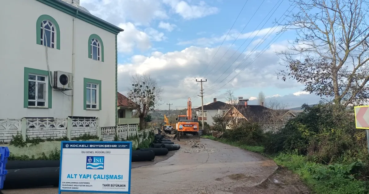 Kandıra’nın altyapı İSU ile geleceğe hazırlanıyor