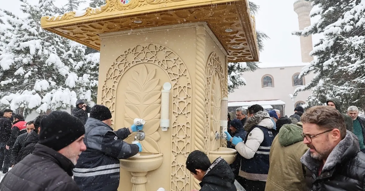 Kayseri Kocasinan’ın ‘İkram Çeşmesi’ gönüllere akıyor