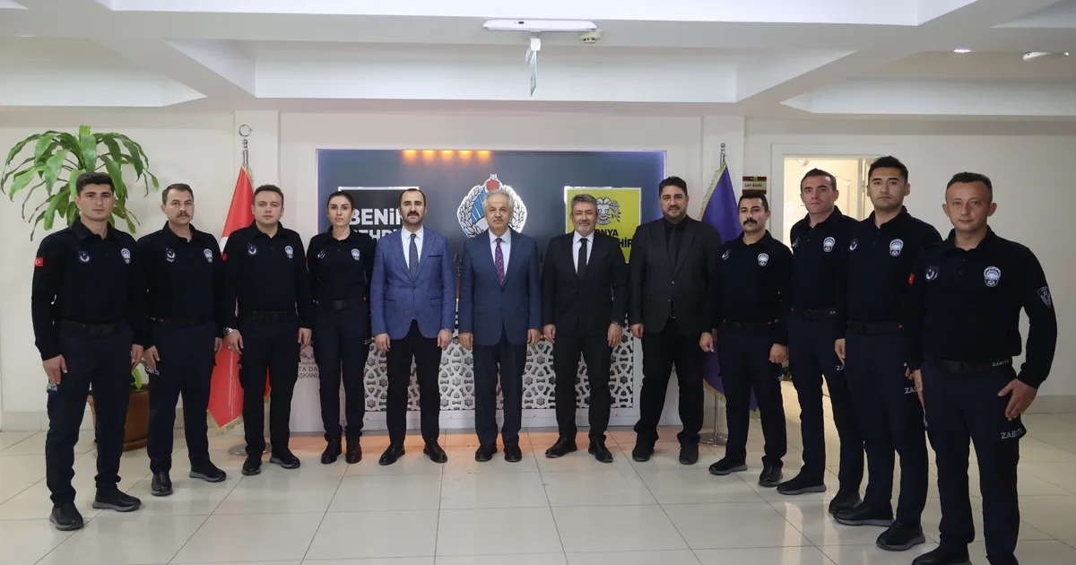 Konya’da komiserliği kazanan zabıta memurları görevde