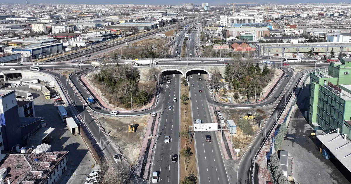 Konya’da Marangozlar Kavşağı faaliyette
