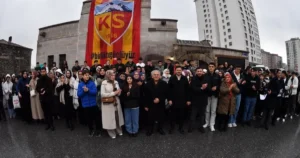 Kayseri Büyükşehir Belediye Başkanı Dr. Memduh Büyükkılıç, 1 Ocak sabahı