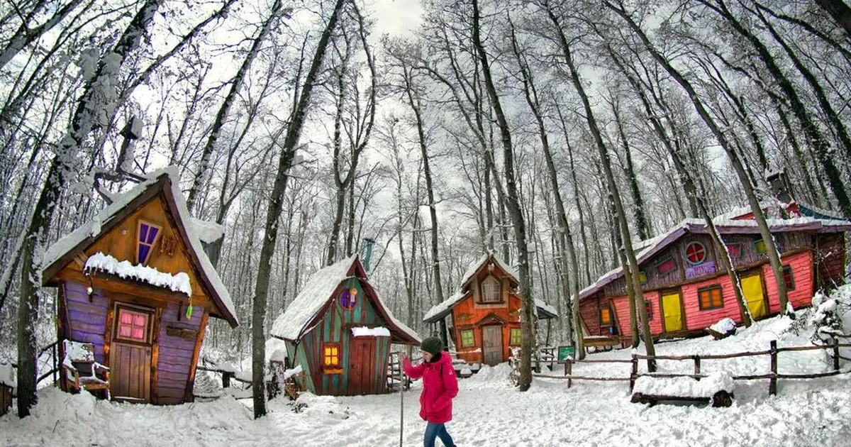 Ormanya’da kartpostallık kış manzaraları