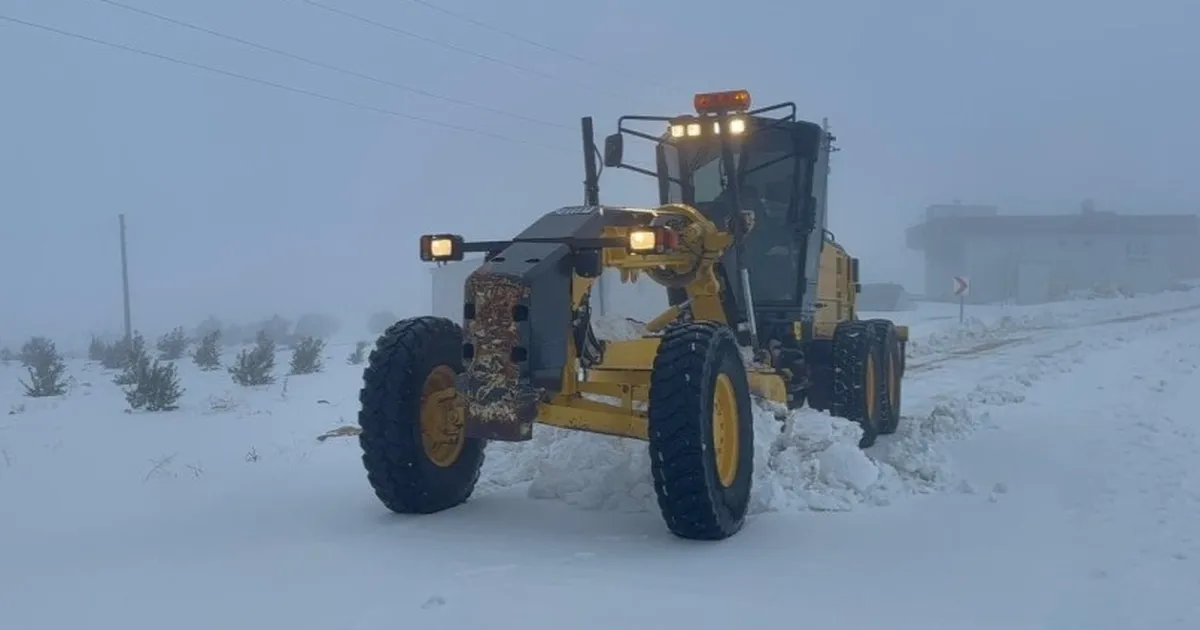 Şanlıurfa’da karla rekor mücadele