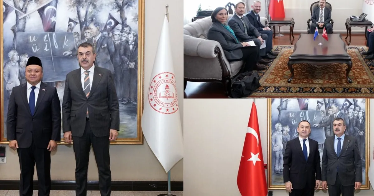 Üç ülkenin Ankara büyükelçileri MEB’de