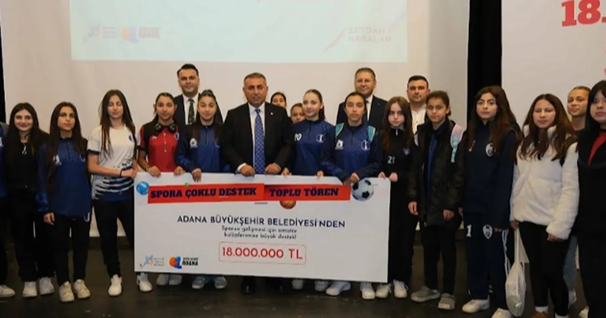 Adana Büyükşehir Belediyesi’nden amatör spor kulüplerine destek