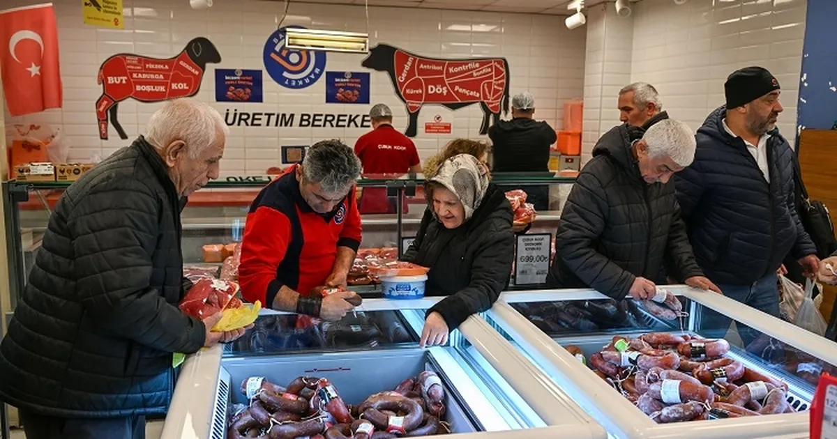 Başkent Market’te et satışı tam gaz