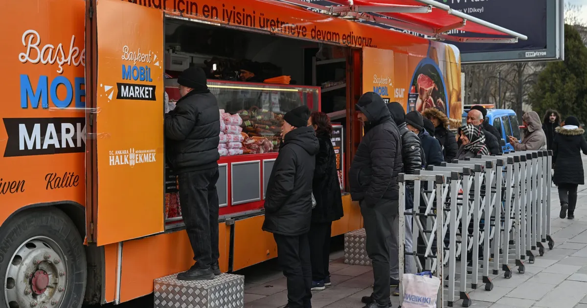 Başkent Mobil Market ile et satışı başladı 