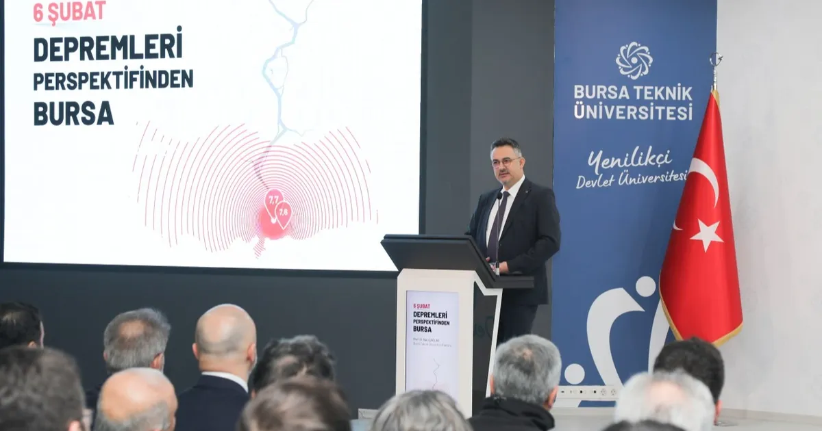 BTÜ’de deprem gerçeği: Bursa ilk 5 riskli il arasında